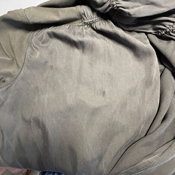 Lululemon Green Wrap Long Sleeve Open Front Draped Cardigan Top Size 8 - Picture 7 of 8